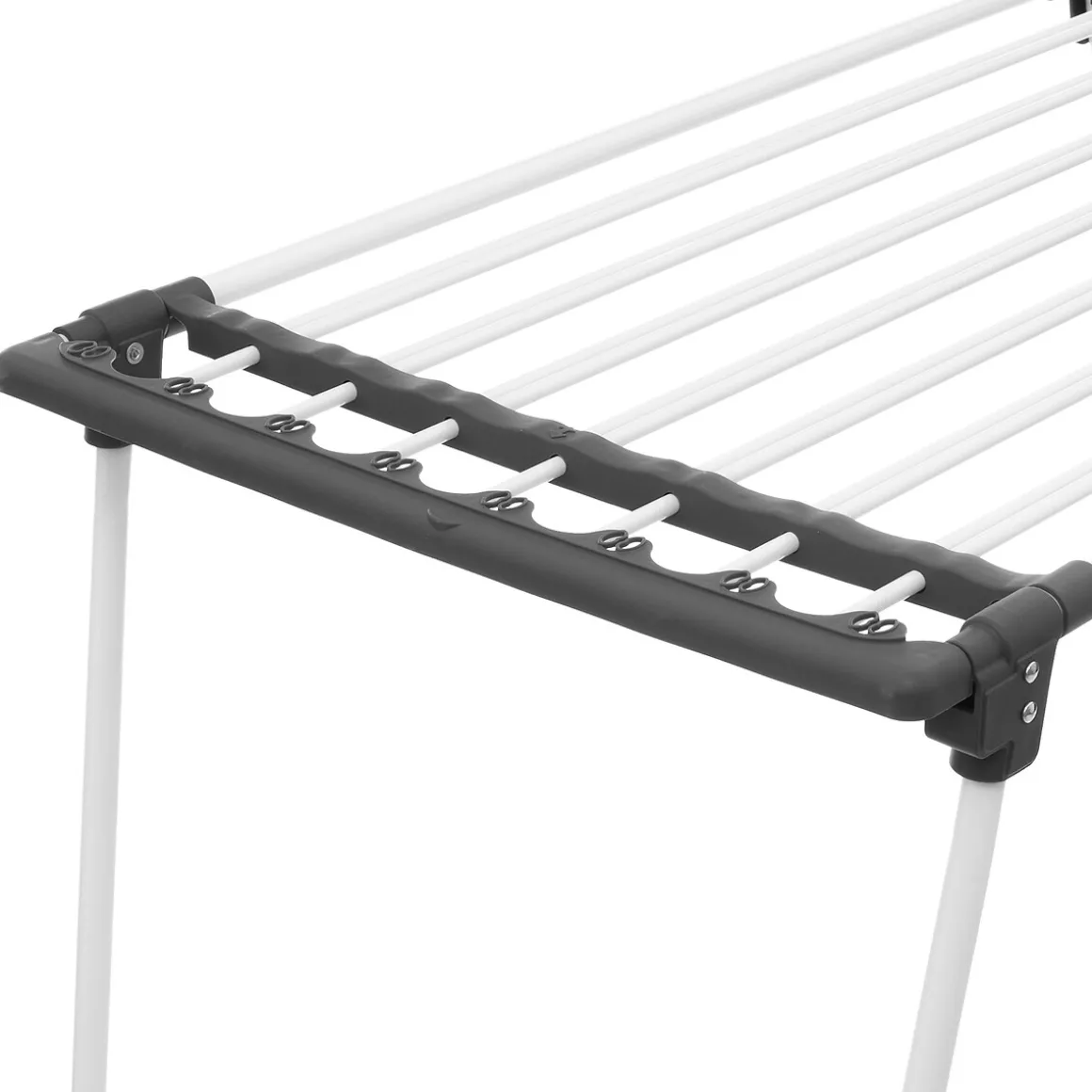 Étendoir à linge pliant tubes extensibles 17m