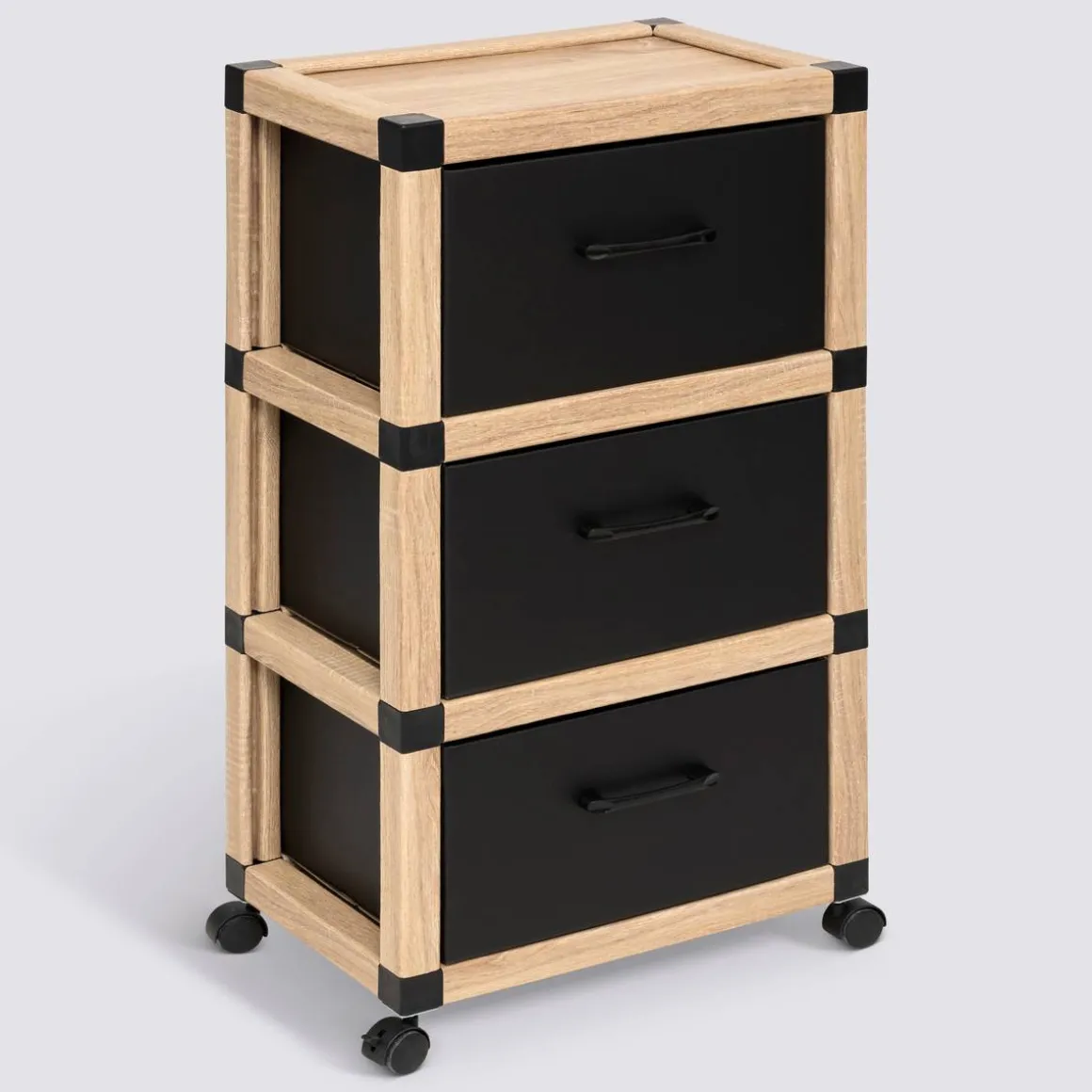 Tour de rangement, 3 niveaux, Beige