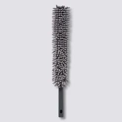Tête de plumeau double face, Gris