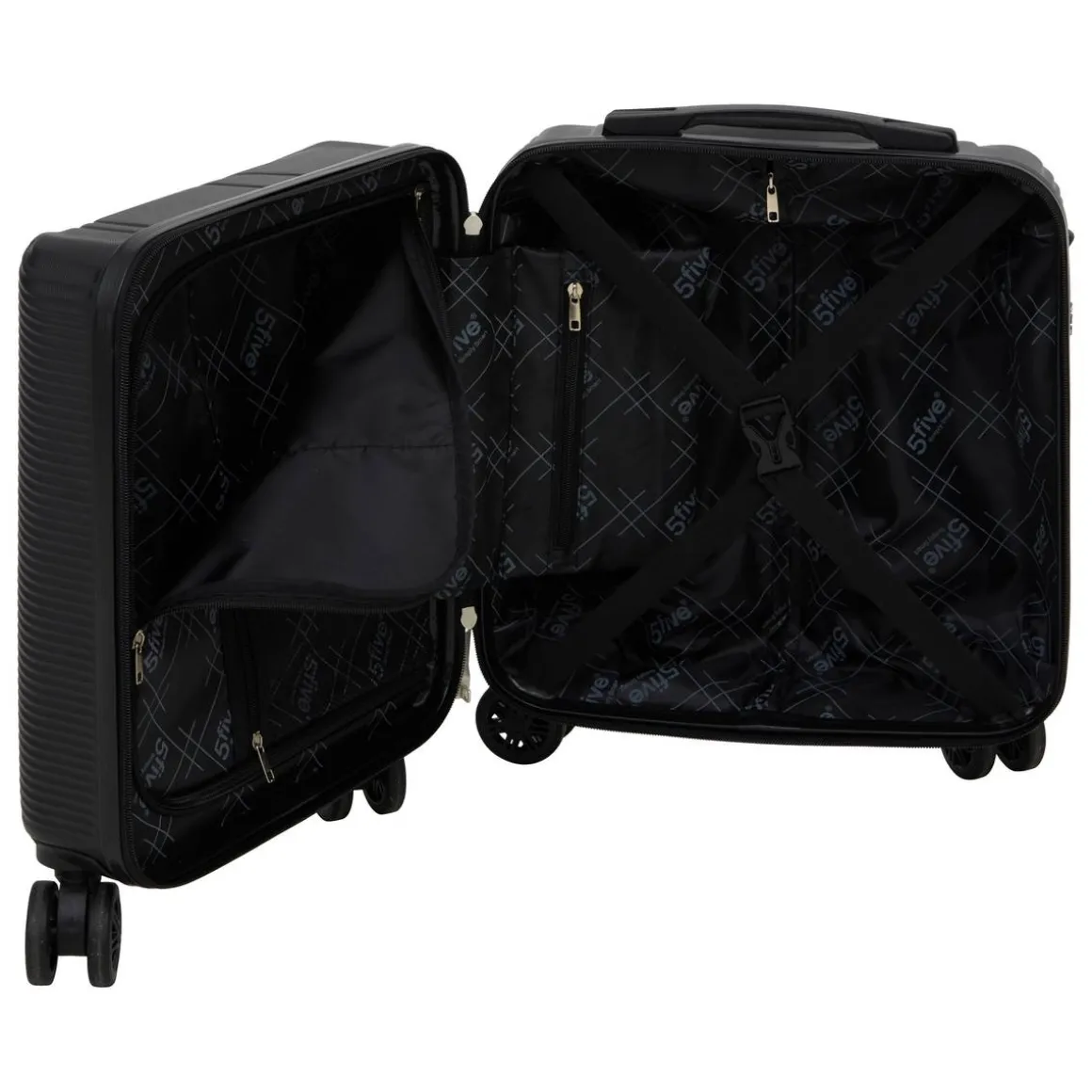 Valise 8 roues, 36x45 cm, Noir