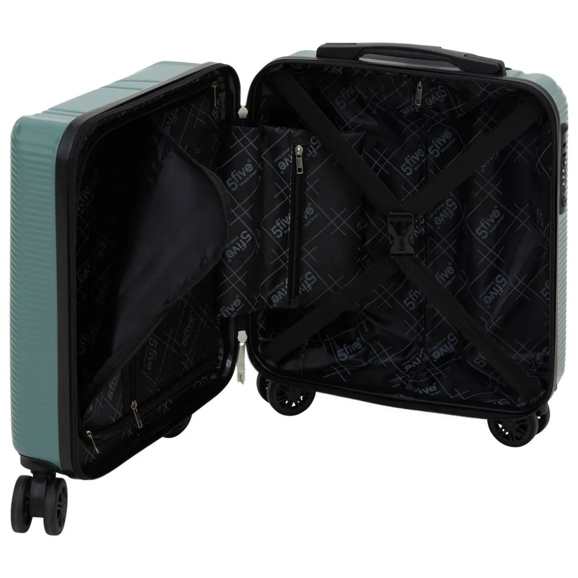 Valise 8 roues, 36x45 cm, Vert