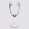 Verre à vin martelé, Transparent
