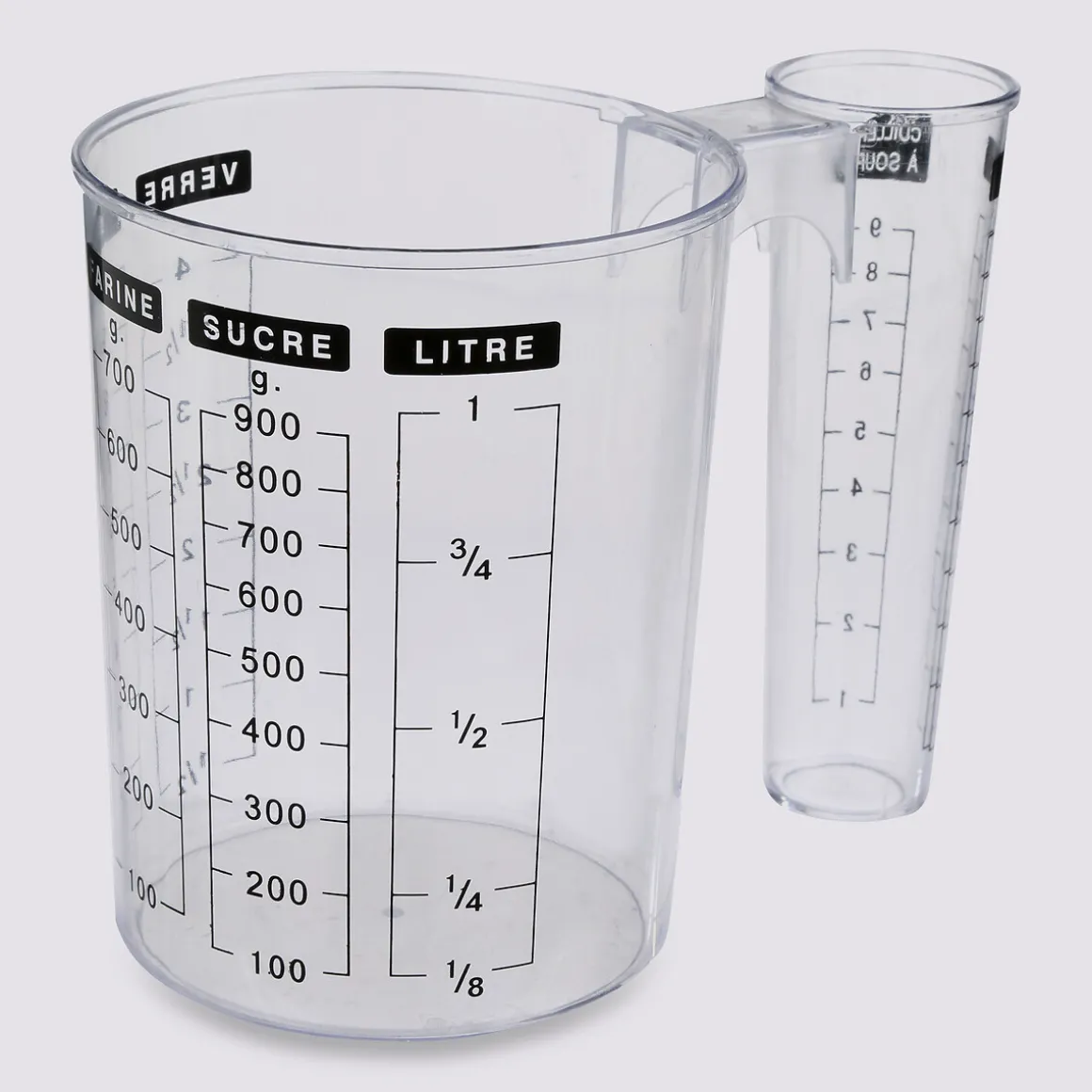 Verre doseur double 1L