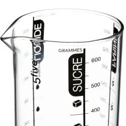 Verre doseur 0,6L - Noir, rouge