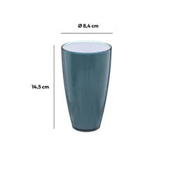 Verre 500ml, Bleu pétrole