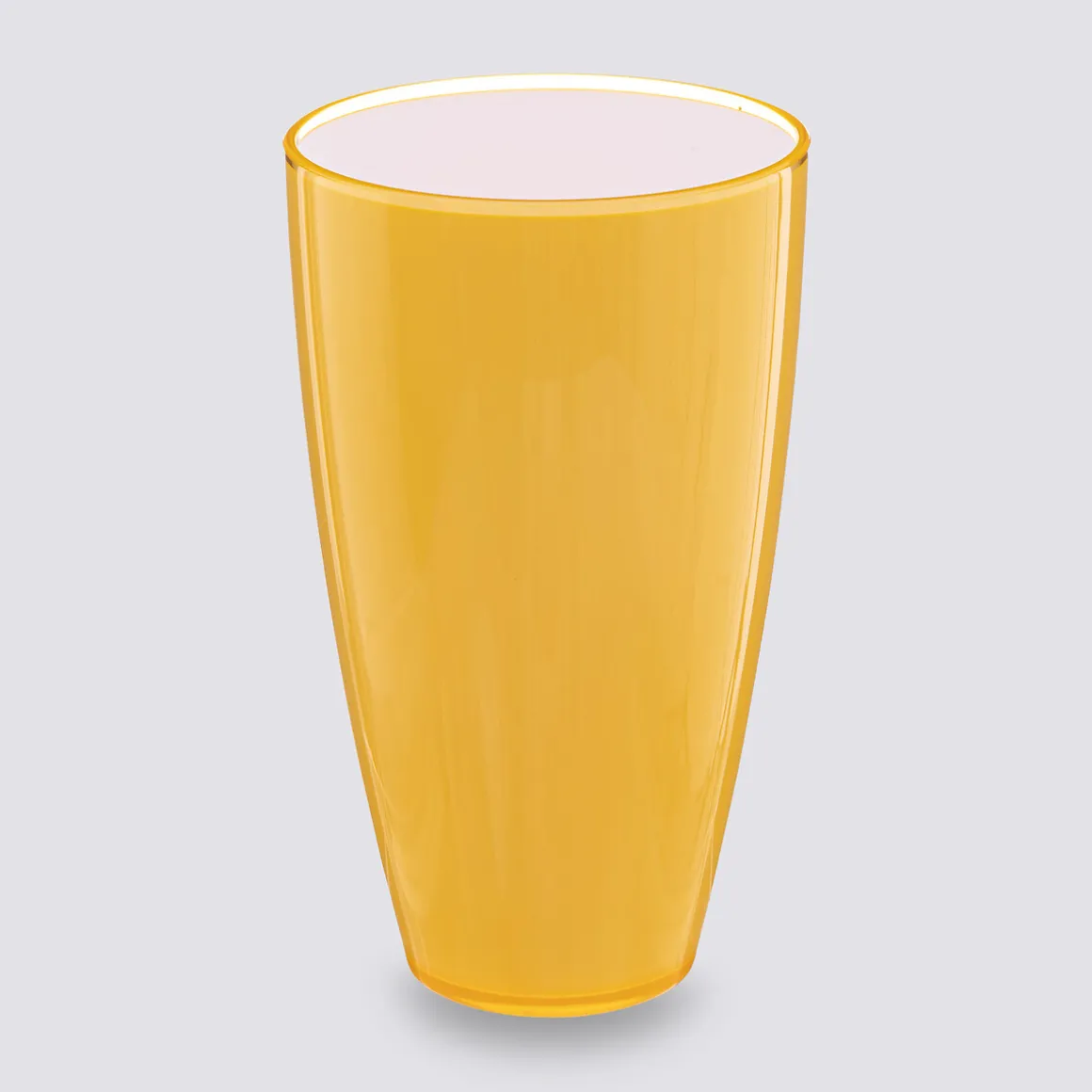 Verre 500ml, Jaune moutarde
