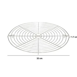 Volette à pâtisserie, d.32 cm, Argent