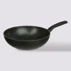 Wok aluminium forgé, 28 cm
