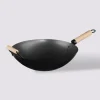 Wok en acier, 35 cm