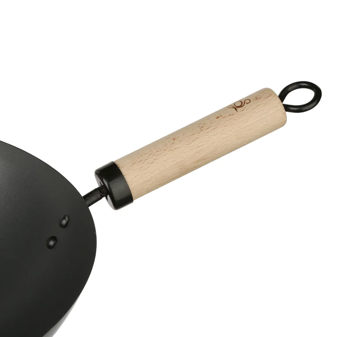 Wok en acier, 35 cm